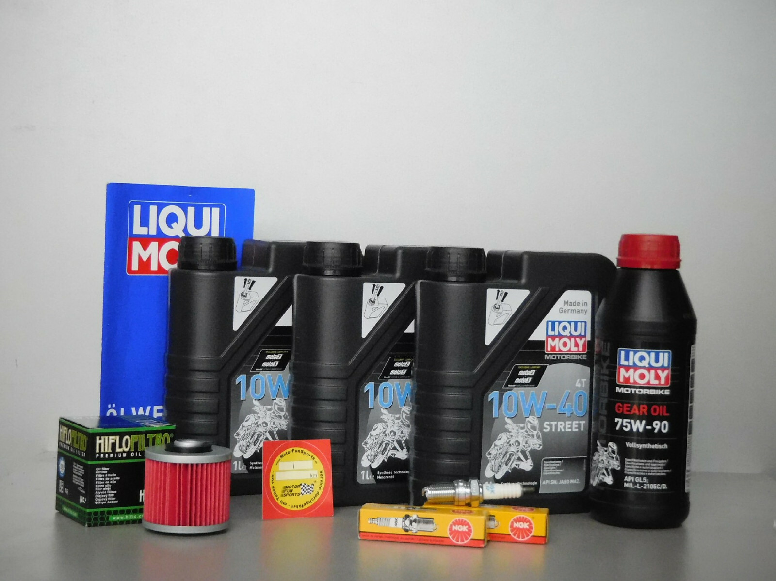 Maintenance Set Yamaha XVS 650 Oil Filter Spark Plug Service Inspection
