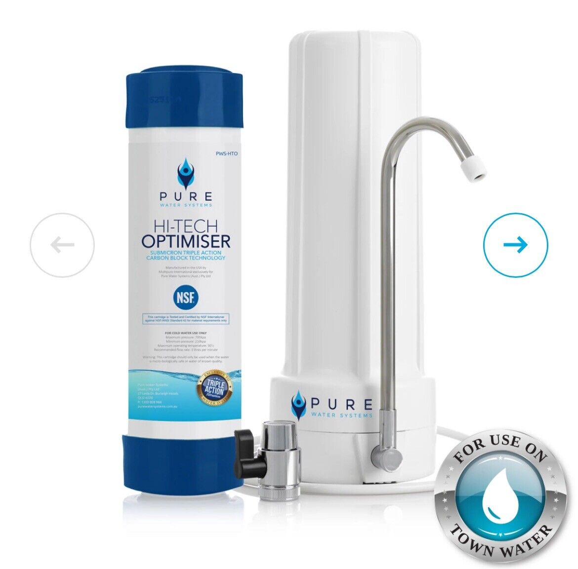 Counter Top Water Filter By Pure Water Systems
