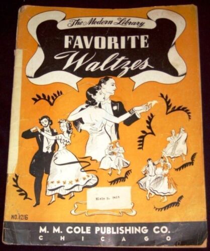 Modern Library Favorite Waltzes Cole (~ 1940)