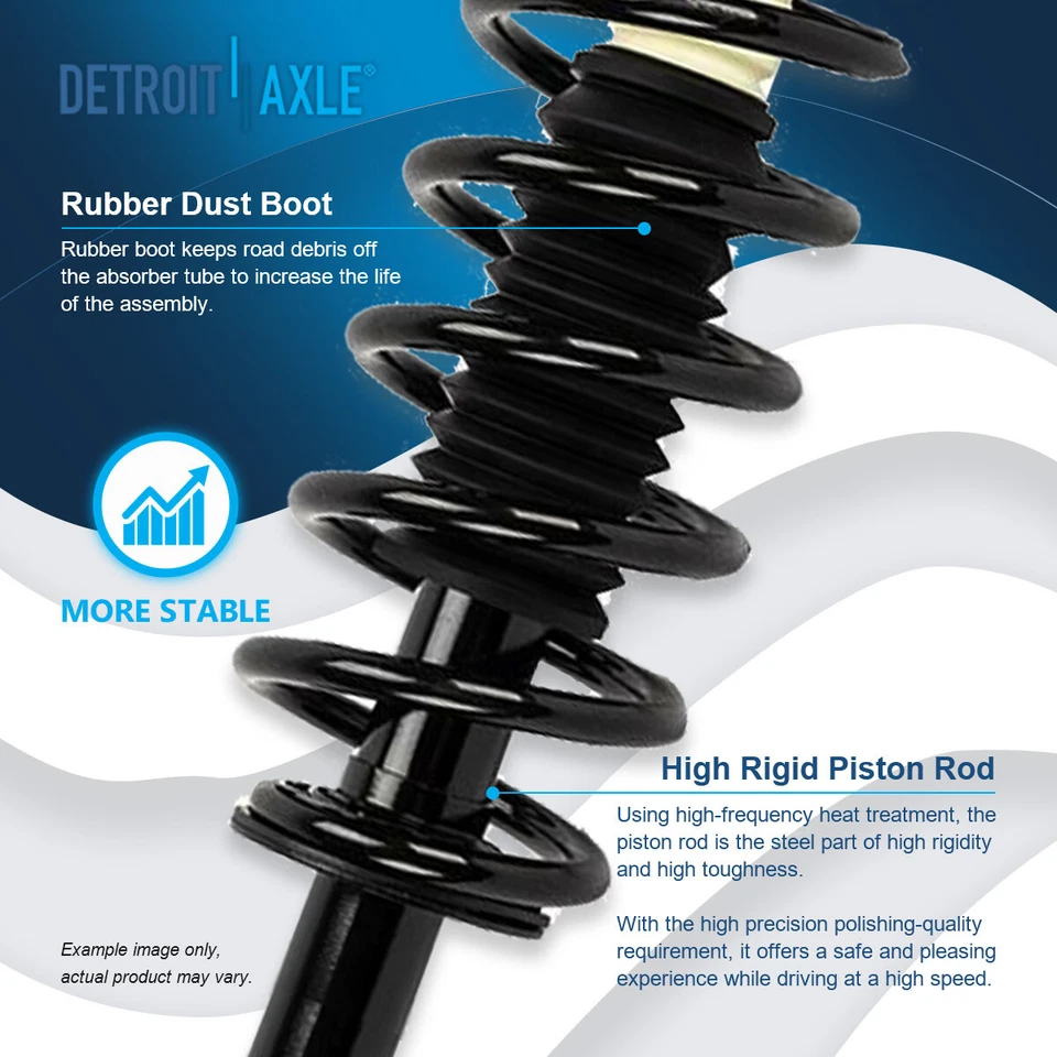 Front and Rear Struts Springs Sway Bars for Chrysler Sebring 200 Dodge Avenger - Image 4 of 4