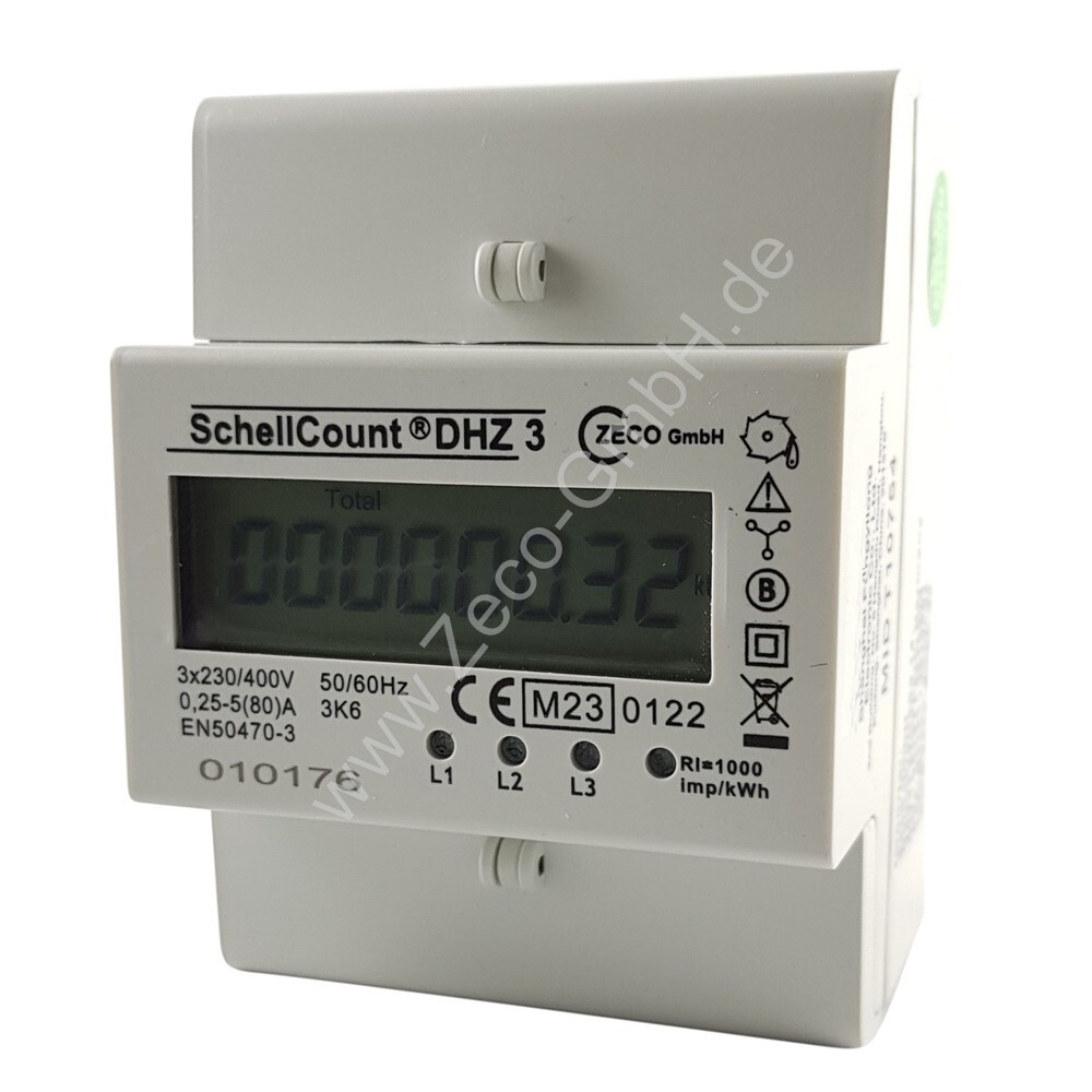 Misuratore Di Energia Contatore Elettrico Digitale Trifase - Foto 10