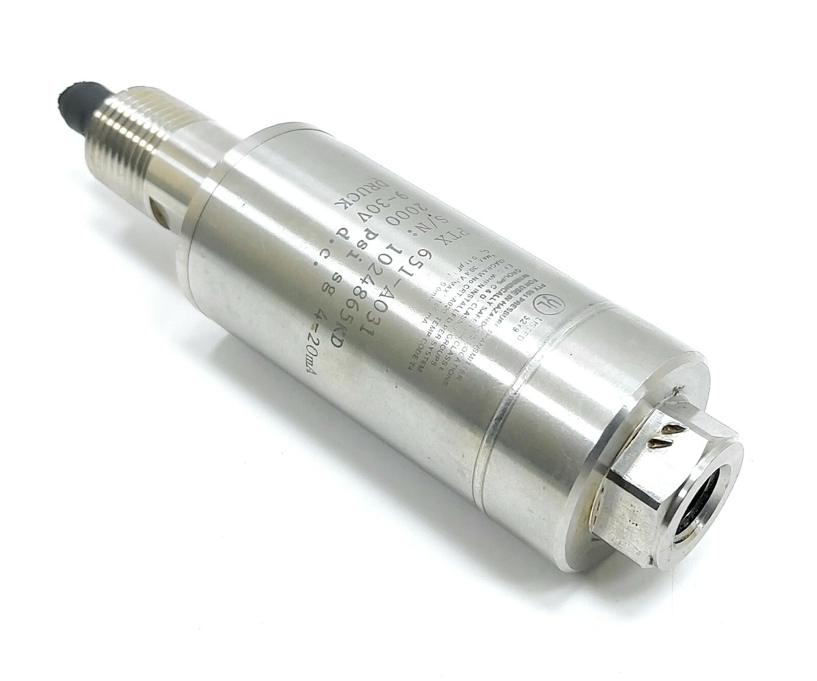Druck PTX 651A031 Pressure Transmitter 2000 PSIG 420MA 930VDC IMI