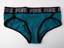 Vintage 2015 Victoria's Secret Thick Logo PINK Hipster Panties Size MEDIUM