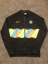 Nike Black Inter Milan I96 Anthem Raglan Full-Zip Track Jacket Sz M NWT