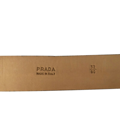 Prada Cinture in Pitone Patch Show Tobacco-Roccial Belt  display picture 3