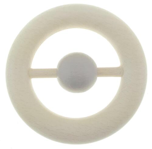 Baby Toy Round Rattle with Ball 85x30x85mm New Motor Skills Rattle