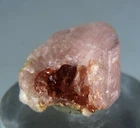 27 CARATS FLORESCENT APATITE WITH GARNET @ PAKISTAN, DE-64
