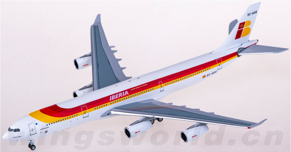 1:400 AeroClassics IBERIA AIRBUS A340-300 Passenger Airplane