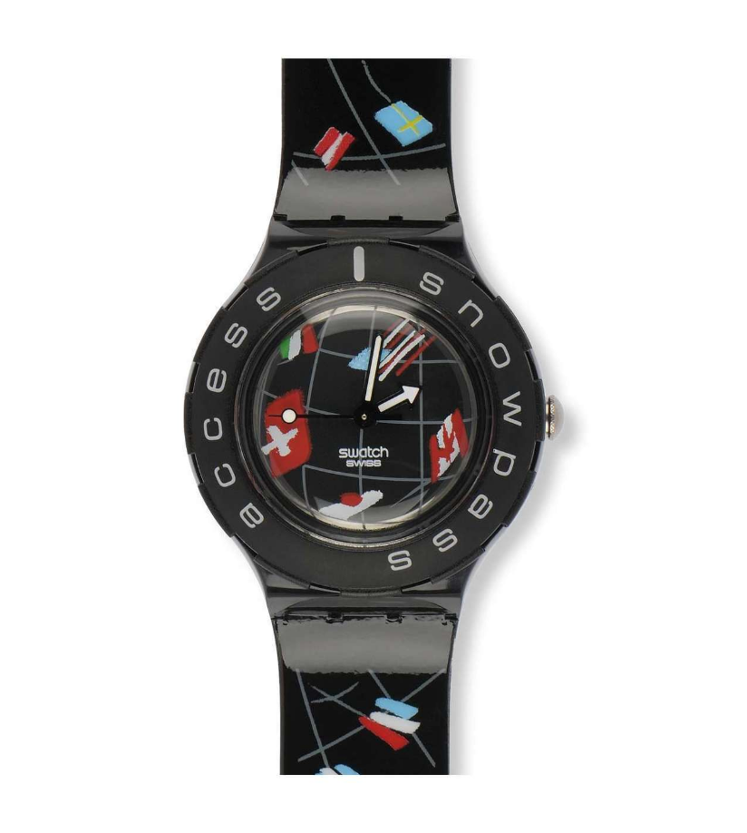 MINT* 1998 Swatch Access Series SWISS SKI TEAM SHB102 Watch