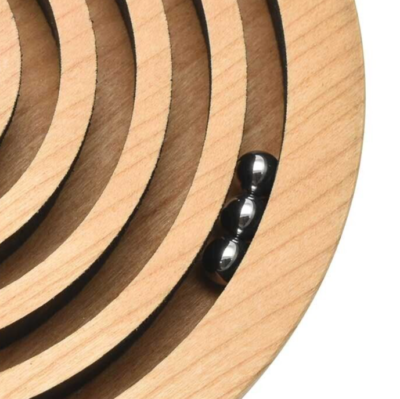 Naef Sphaera Wood Game Material Cherry Wood Φ1.9×H2.1in Bowl Shape
