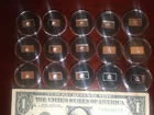 Vintage silver bar 1 gram Proof 37th  us treasurer .999 In Airtight Holder