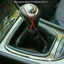 Schaltmanschette Mercedes E-Klasse W211 Schaltsack Schwarz Rot Grau Blau Beige