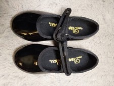 Dance Class Mary Jane Strap TAP SHOES MJ100 Black Youth Size 7.5