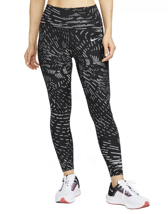 Womens Size XS Nike Dri Fit Run Division Fast Running Leggings Black  DD6803-010