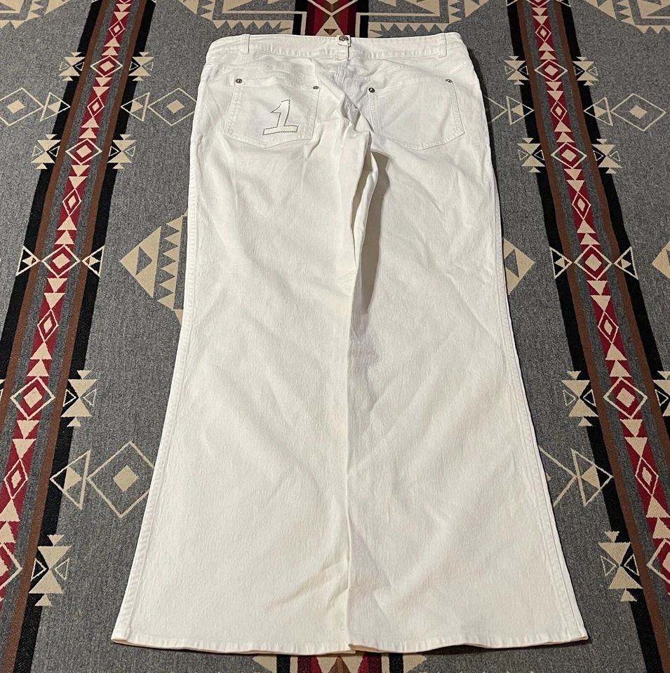 Christian Dior Jeans Womens 10 (30x28) White Cotton Blend Paris M12 - Image 2 of 4