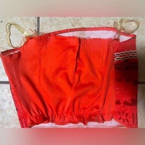 Disney Moana costume skirt & top. Kids size 4-6. - Picture 2 of 4