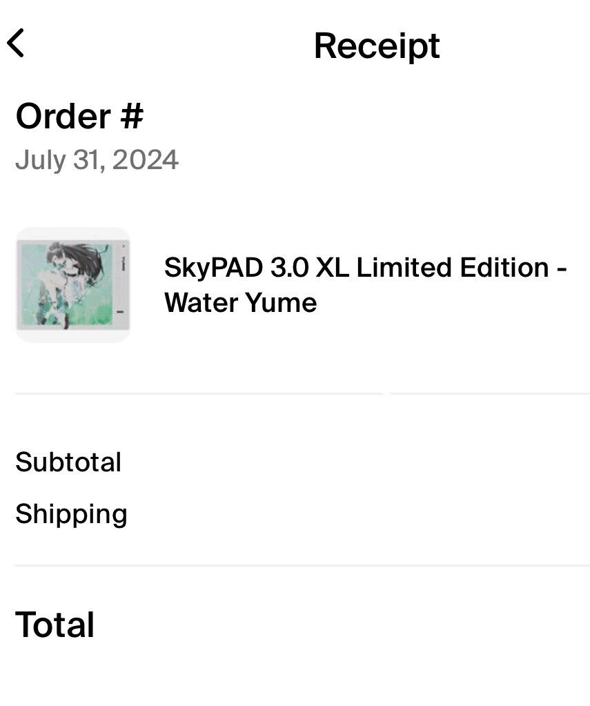SkyPAD 3.0 XL Water Yume Glass Mousepad Limited Edition SkyPAD 3.0 XL Water Yume Glass Mousepad Limited Edition