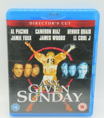 ANY GIVEN SUNDAY DIRECTOR'S CUT BLU-RAY MOVIE, AL PACINO, CAMERON  REGION B