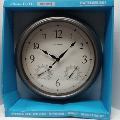 acurite indoor outdoor clock