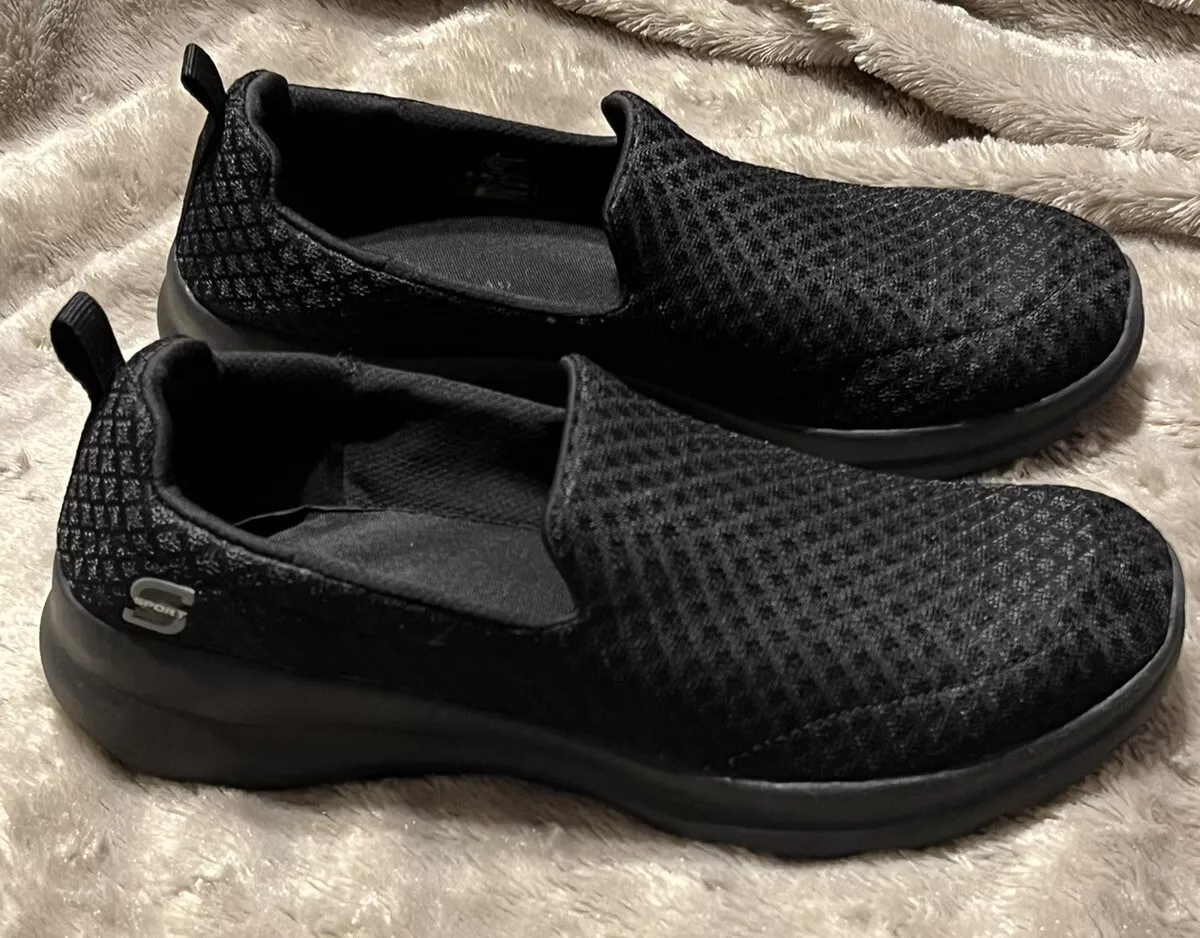 Womens black skechers size clearance 8