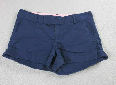 Lilly Pulitzer Shorts Womens 4 Blue Barclay Outdoors Casual Preppy Pocket 33x11