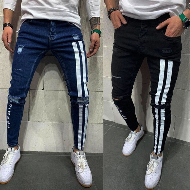 adidas denim trousers