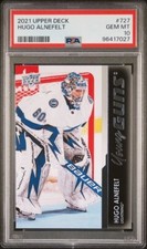 2021-2022 UPPER DECK 727 HUGO ALNEFELT Young Guns PSA 10
