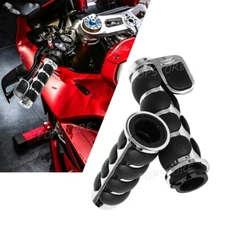 1" Motorcycle Handle Bar Hand Grips fit Harley Davidson Road King Softail Custom