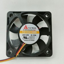 For Y.S.TECH FD125010MB 12V 50 50 10mm 3 Wire Cooling Fan-