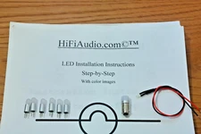 McIntosh MC7106 upgrade Lamps Kit LED Bulbs Lights replacement with INSTRUCTIONS