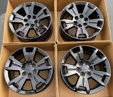 17 Chevy Colorado Factory Wheels Gloss Black Oem Rims 2015-2022 Chevrolet 5672