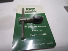 0-1/4" Type 727 Steel 2-3/4" L T-Handle Tap Wrench