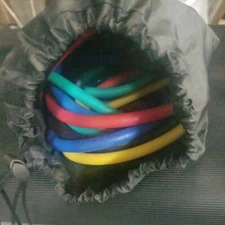 FITFORT Resistance Bands Set Exercise Bands - Stackable up to 150 lbs.  H8