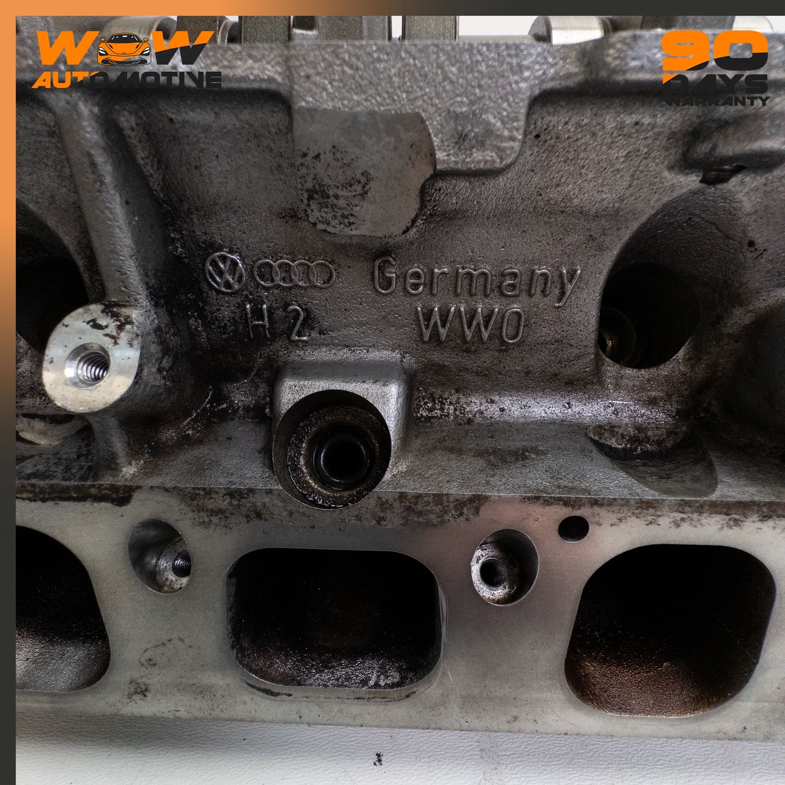 04-13 BENTLEY CONTINENTAL FLYING SPUR 6.0L W12 LEFT ENGINE CYLINDER HEAD OEM