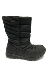 Sorel Kids  Whitney Mid Black Winter Boots Size 12 M Little Kid