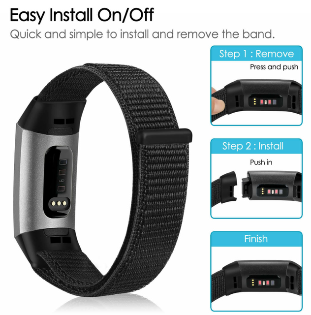 fitbit blaze velcro band