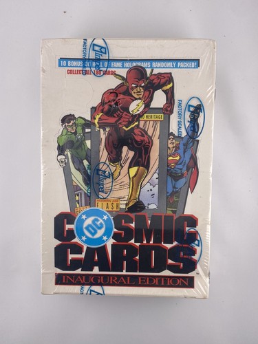 DC Comics 1991 COSMIC CARDS Inaugural Edition - Sealed Box!