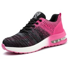 Mens Work Boots Womens Steel Toe Cap Trainers Air Safety Shoes Ankle