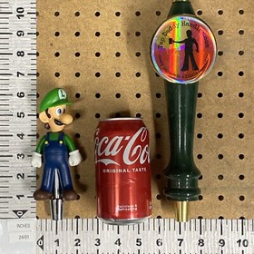Luigi Beer Tap Handle Super Mario Bros NES Kart Video Game Plumber Nintendo