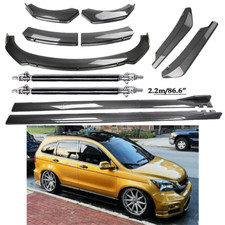 Carbon Fiber Front Bumper Lip Spoiler Side Skirt Body Kits For Honda Pil