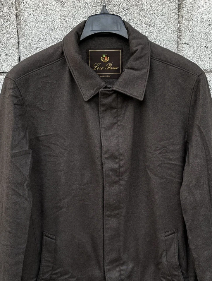 $4995 Loro Piana Storm System Cashmere Voyager Jacket Coat Green Sz 2XL - Image 2 of 4