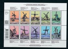 Netherlands 2013 Dutch wind mills block MNH