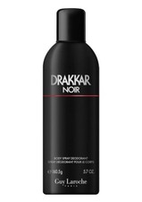 DRAKKAR NOIR By Guy Laroche for Men DEODORANT BODY SPRAY 5.8 oz NEW IN CAN