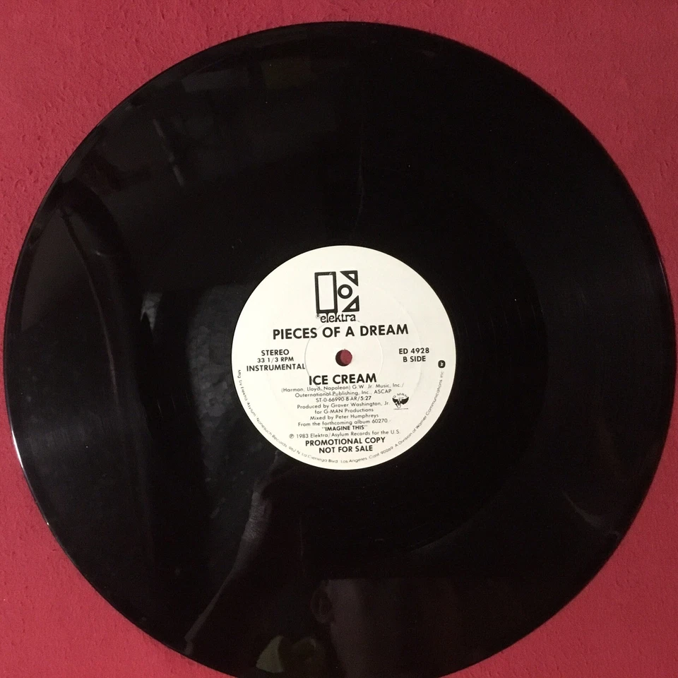 Pieces Of A Dream – Ice Cream *1983:Elektra White Label PROMO *ED 4928 (VG+) - Image 3 of 4