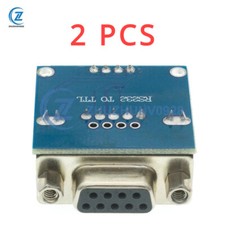 2PCS MAX3232 RS232 To TTL Serial Port Module Converter Board for Arduino