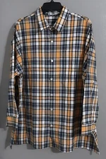 New- Men’s Okkane Long Sleeve/ Button Up Casualwear Shirt.100% Cotton. Sz 3xl