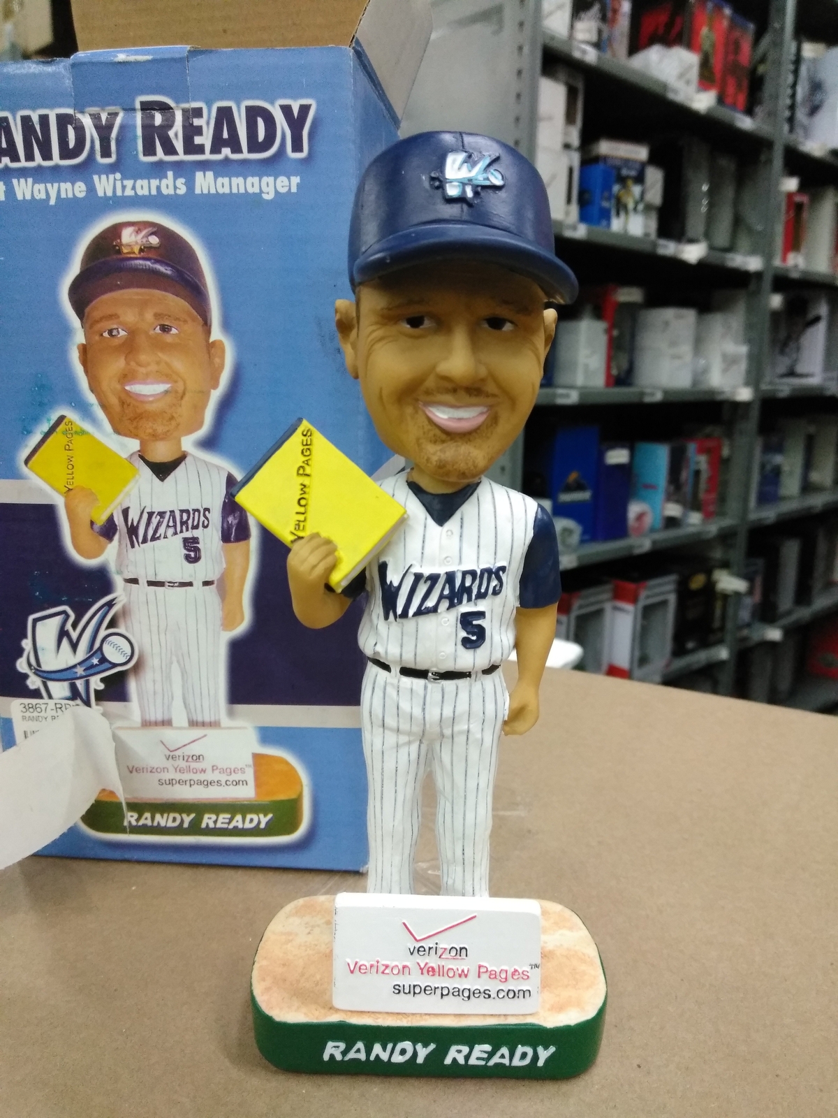 Randy Ready 5 Wizards Manager Bobblehead Bobble head