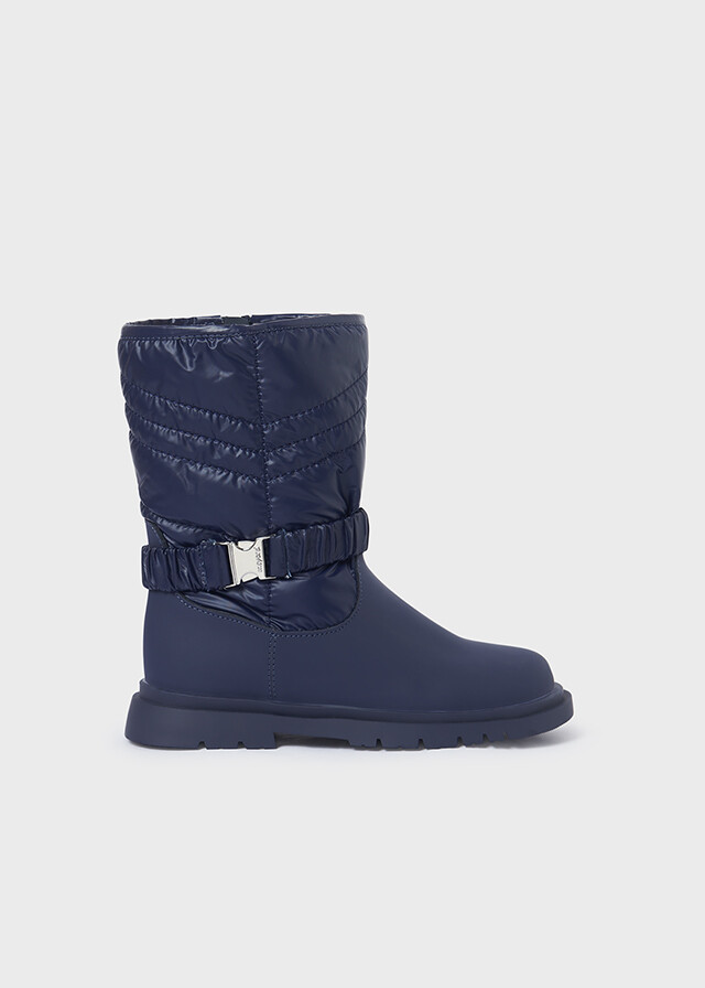 SCARPE STIVALETTO STIVALI BIMBA MAYORAL 44315 PELLE BLU ORIGINALE