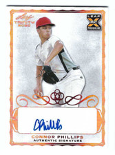 CONNOR PHILLIPS 2020 LEAF TRINITY BASEBALL AUTO