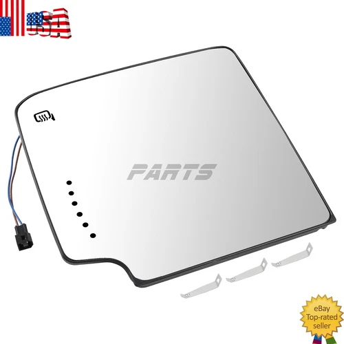 Towing Mirror Glass Power Heated Signal Upper Driver Side Left LH for GM Pickup